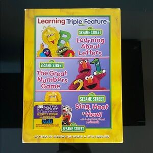 Sesame Street Learning Triple Feature DVD